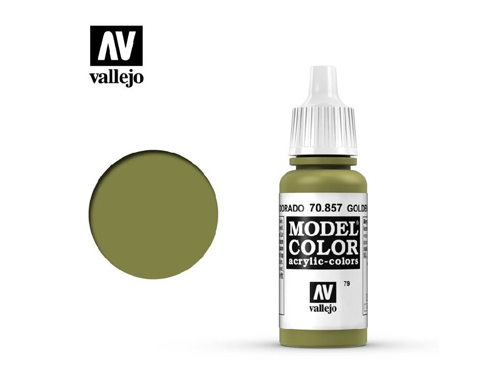 VLJ70857 17 ml Golden Olive Matte Acrylic Paint -  Vallejo Paint