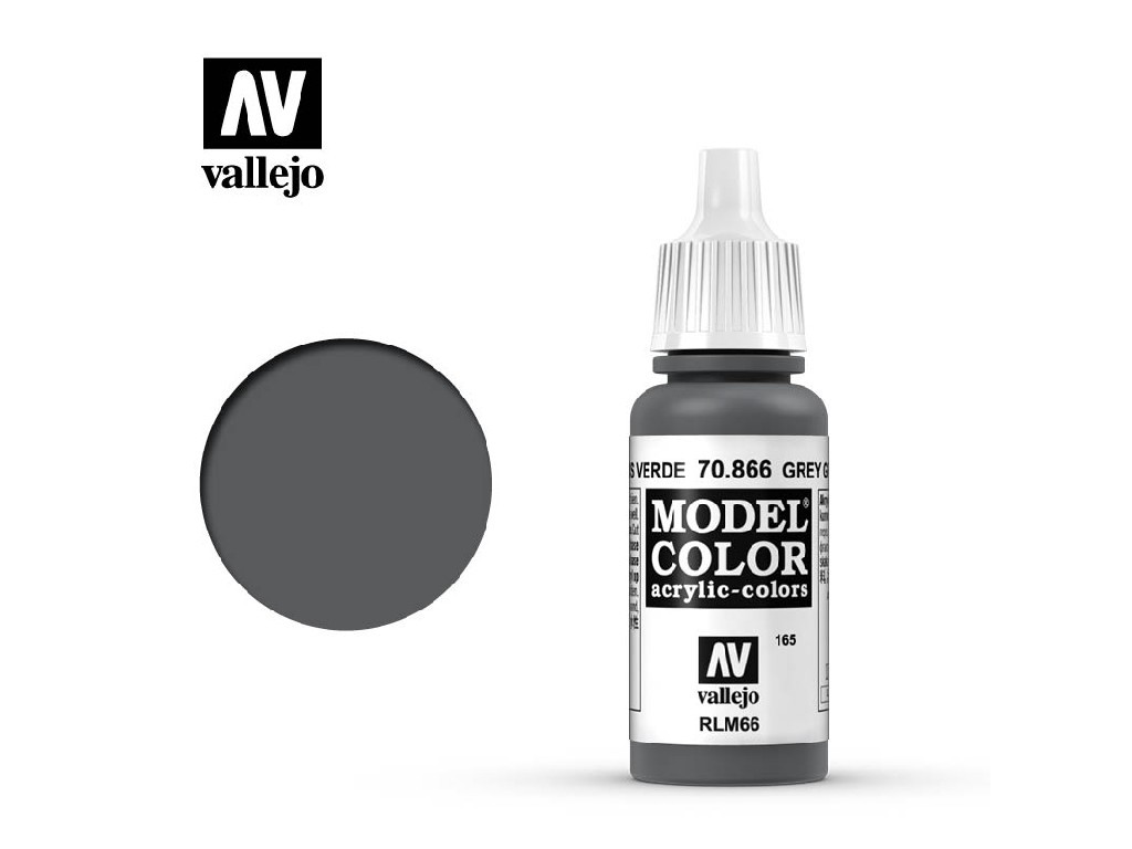 17 ml Grey & Green Matte Acrylic Paint