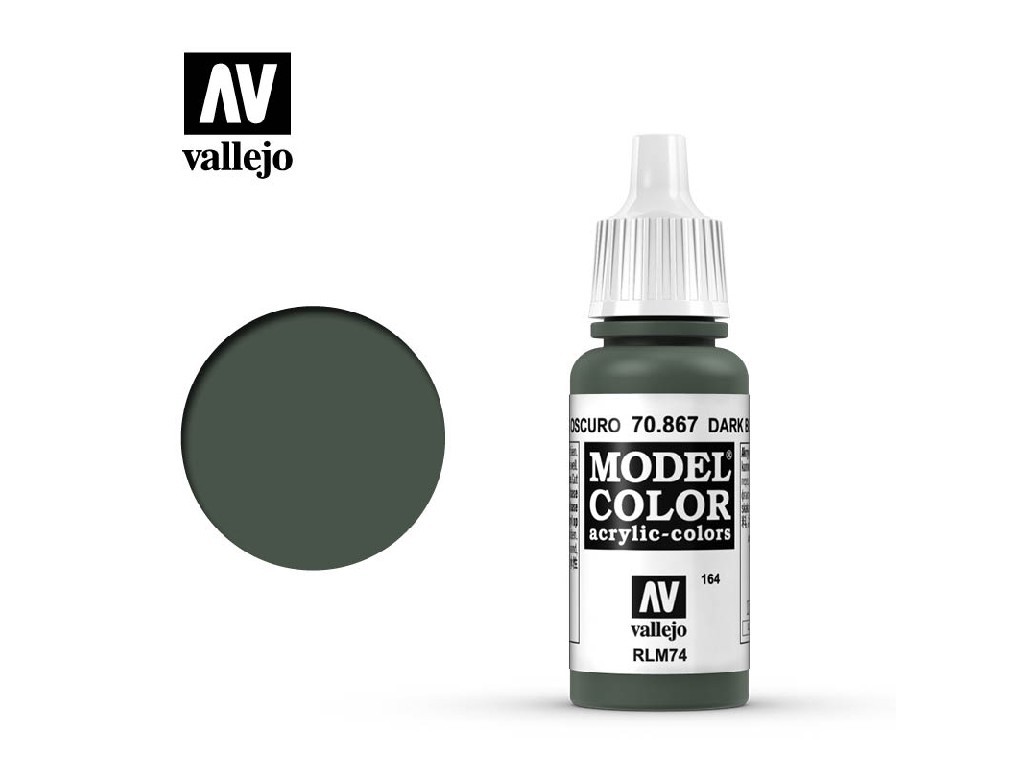 VLJ70867 17 ml Dark Blue & Grey Matte Acrylic Paint