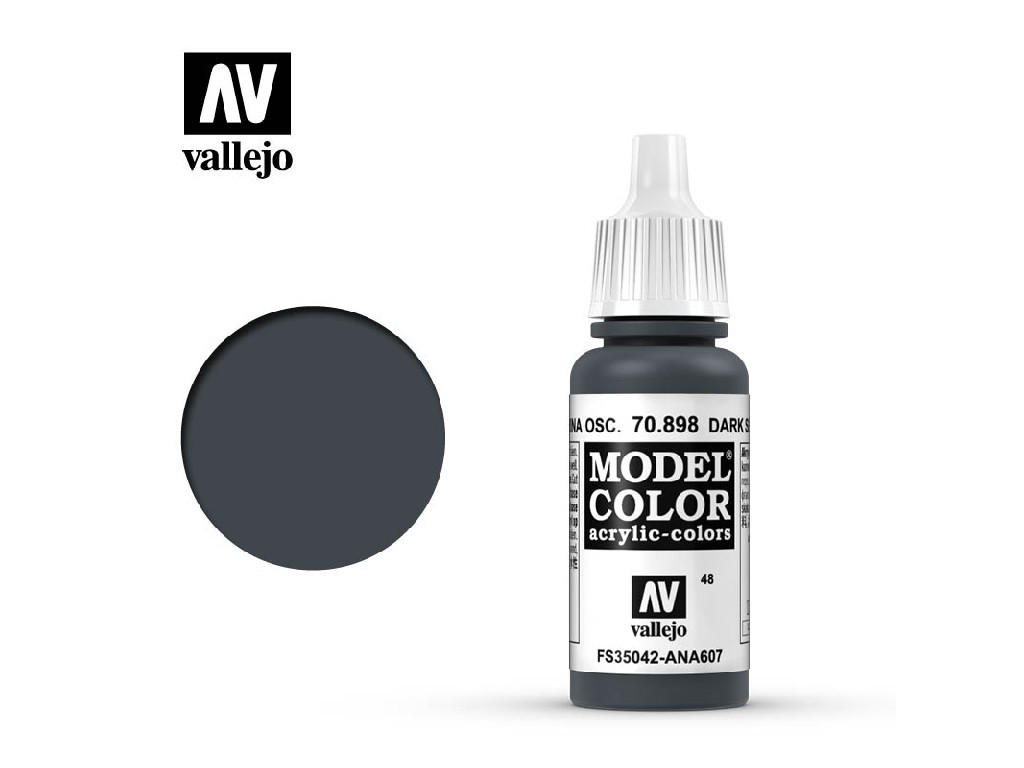 VLJ70898 17 ml Dark Sea Blue Matte Acrylic Paint