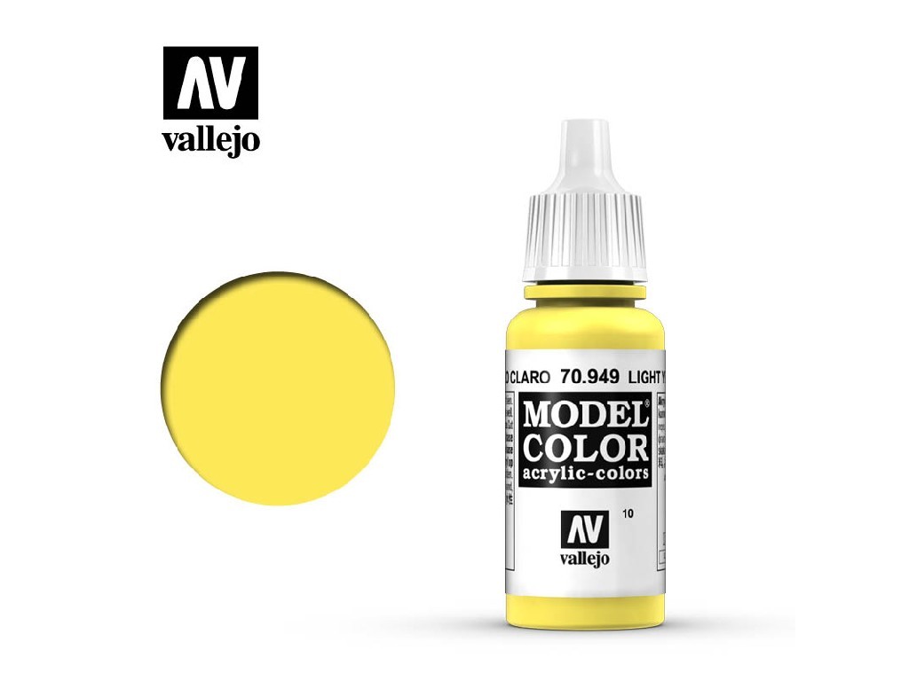 VLJ70949 17 ml Light Yellow Matte Acrylic Paint