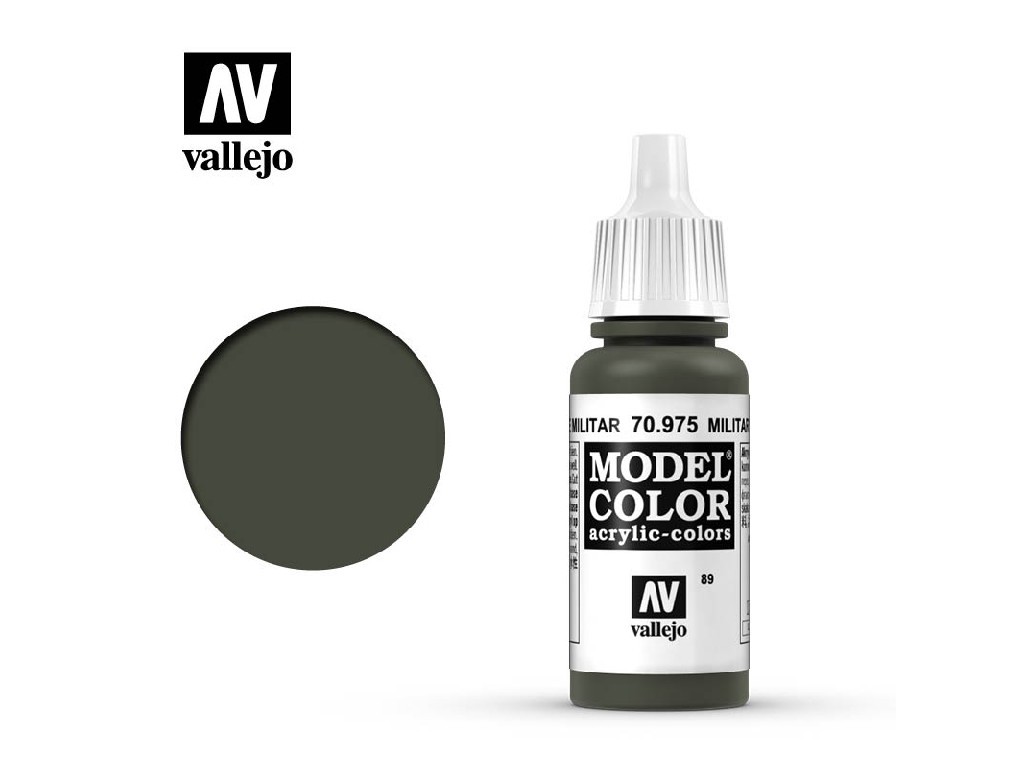 VLJ70975 17 ml Military Green Matte Acrylic Paint -  Vallejo Paint