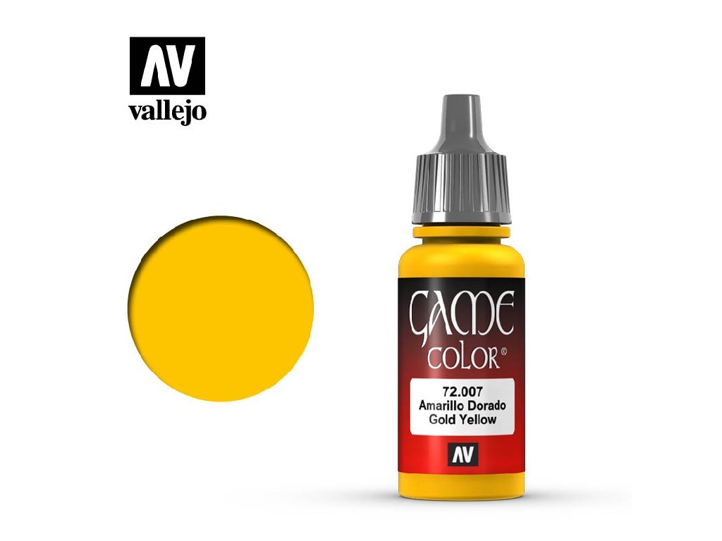 Gold & Yellow Game Color Acrylic Paint