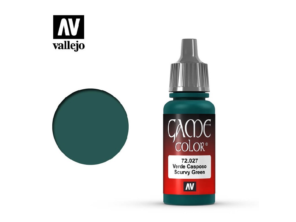 VLJ72027 Scurvy Green Game Color Acrylic Paint