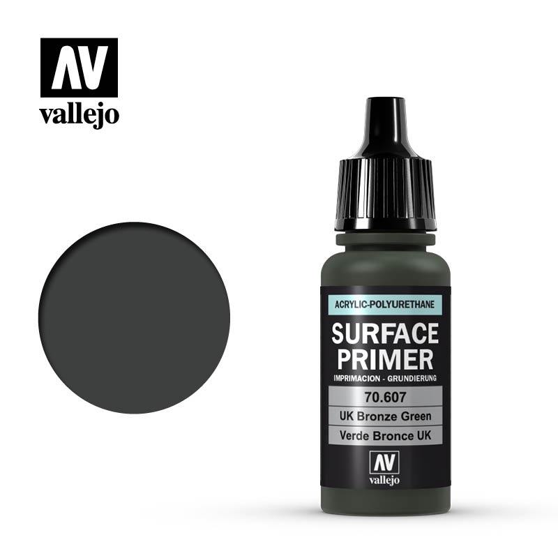 VLJ73607 17 ml Surface Primer Paint, UK Bronze Green
