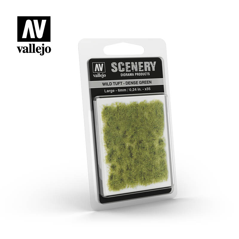 VLJSC413 Wild Tuft Dense Scenery, Green - Large