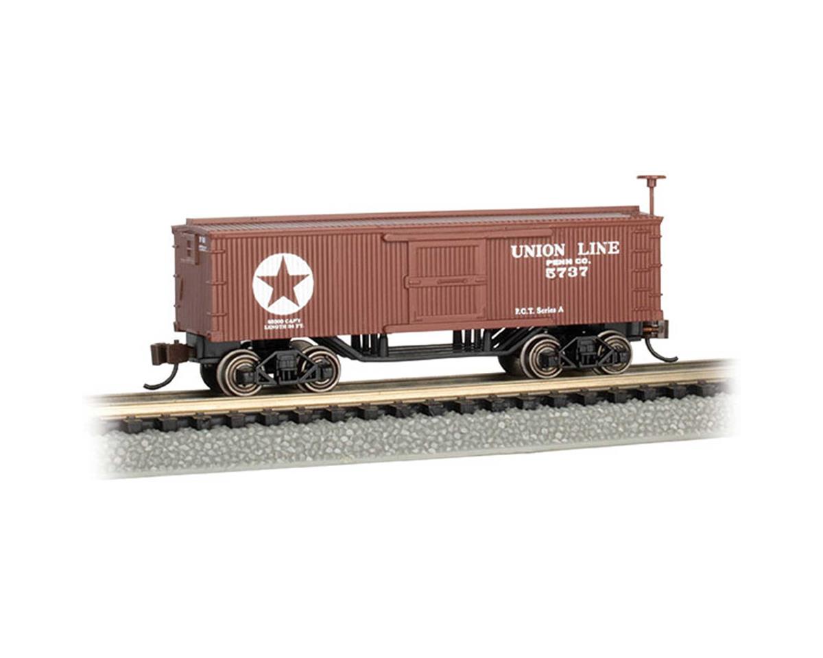 Picture of Bachmann 15657 N Scale Union Line Old-Time Wood Boxcar