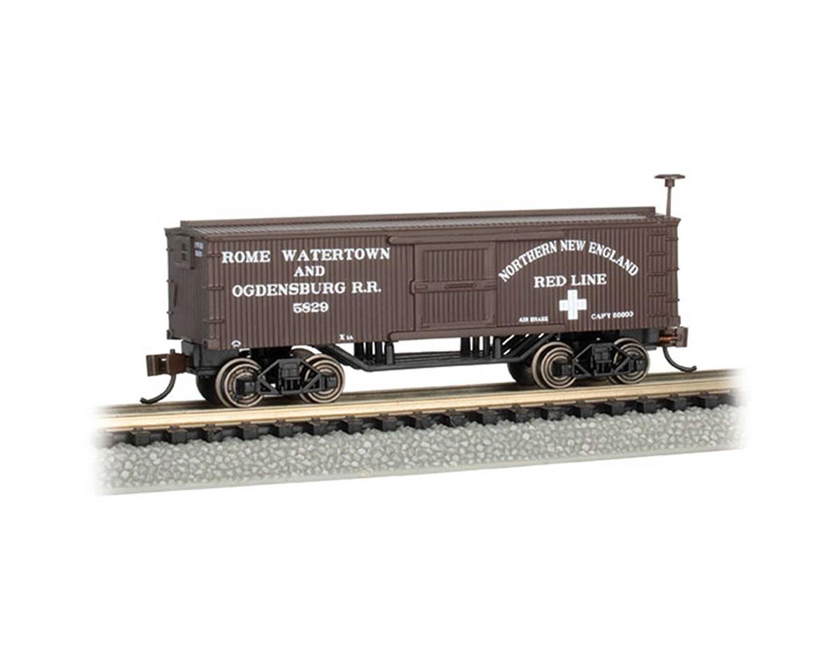 Picture of Bachmann 15658 N Scale Rome Watertown & Ogdensburg Boxcar