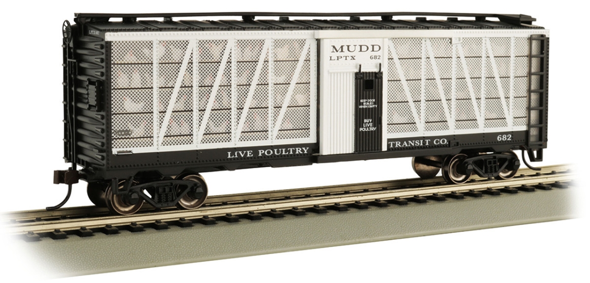 BAC15901 HO Scale Live Poultry Transit Poultry Transport Car - No.682