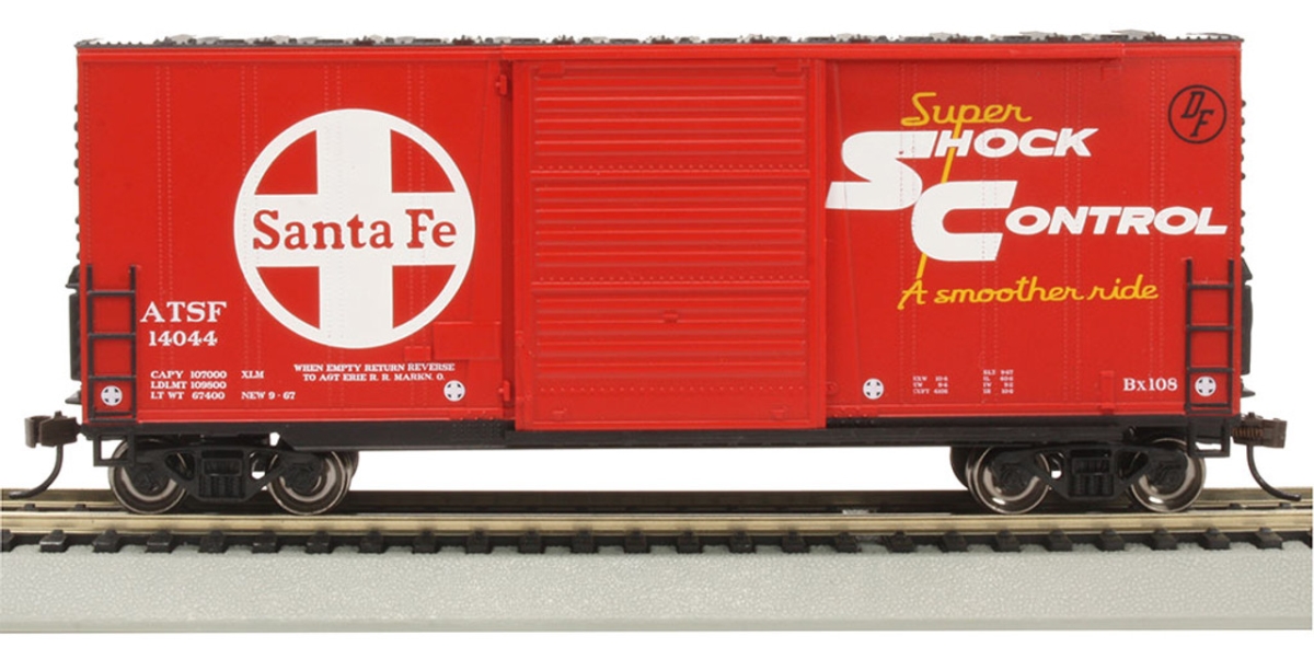 BAC18202 HO Scale AT Santa Fe Hi-Cube Box Car