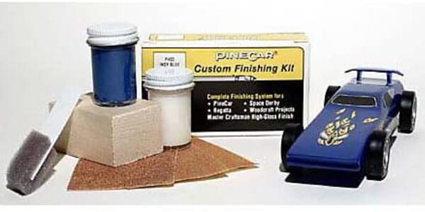 Picture of Pinecar P403 Pinewood Derby Finishing Kit, Indy Blue