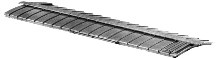 1002 40 ft. HO Scale Freight Car Roof - Round - Pack of 3