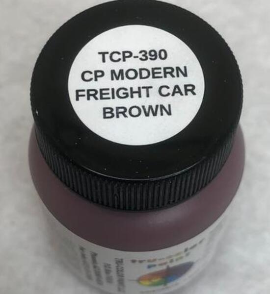 390 1 oz Candian Pacific Modre Freight Car Paint, Brown