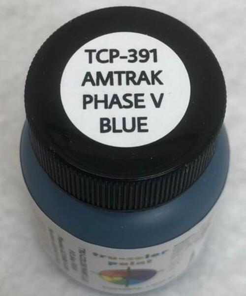 391 1 oz Amtrak Phase V Paint, Blue