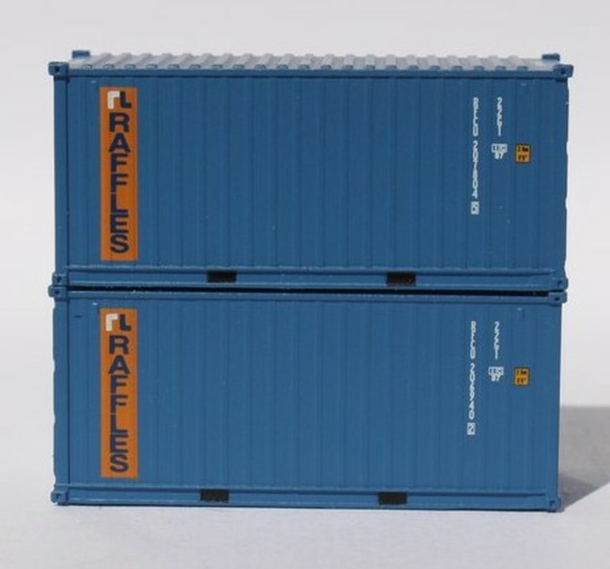 Picture of Jacksonville Terminal 205384 20 ft. N Scale Raffles Standard Height Container - Pack of 2