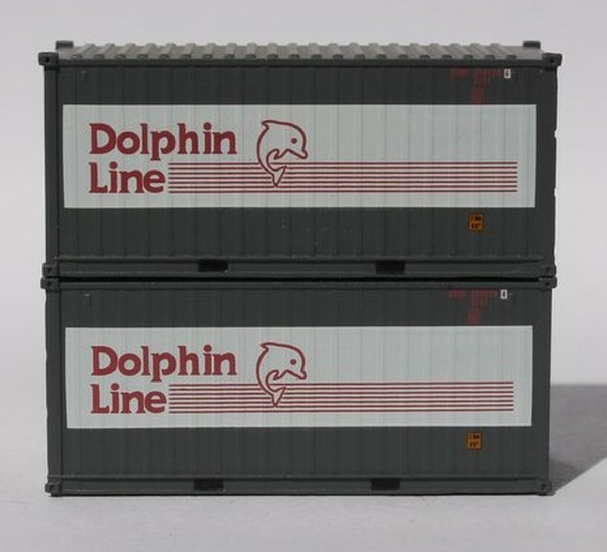 205435 20 ft. N Scale Dolphin Standard Height Container - Pack of 2