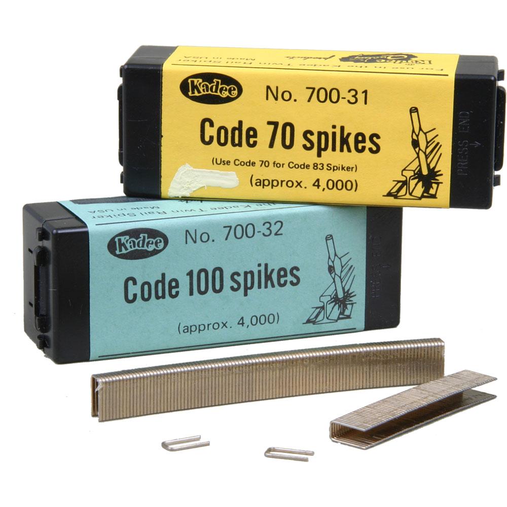 Picture of Kadee 70032 Spikes HO Scale Code 100 Track
