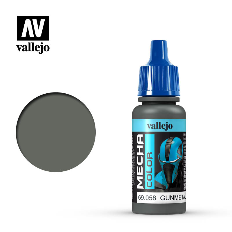 69058 17 ml Mecha Paint, Gunmtal Matallic
