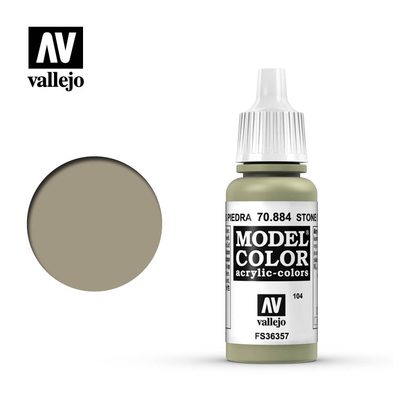 70884 17 ml Model Air Paint, Matte Stone Grey