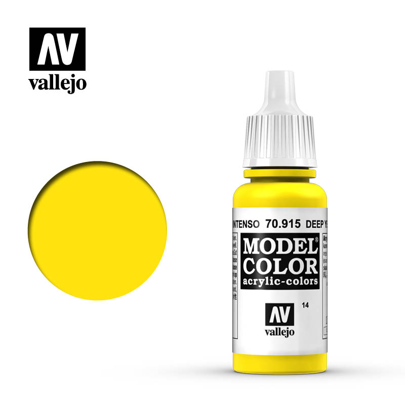 VLJ70915 17 ml Deep Yellow Model Color Acrylic Paint