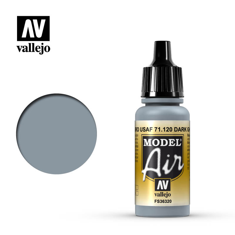 71120 17 ml Model Air Paint, Dark Ghost Grey