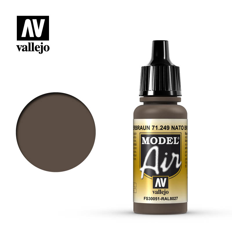 71249 17 ml Model Air Paint, Nato Brown