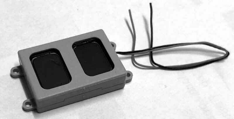 Picture of Bowser BOW1294 8 ohm Bowser Dual Cube Sugar Speaker with Wires