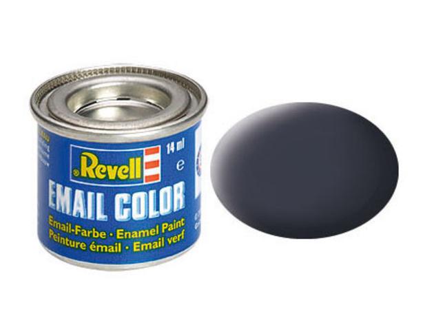RMX32178 14 ml Enamel Paint, Tank Grey Matte - Pack of 6