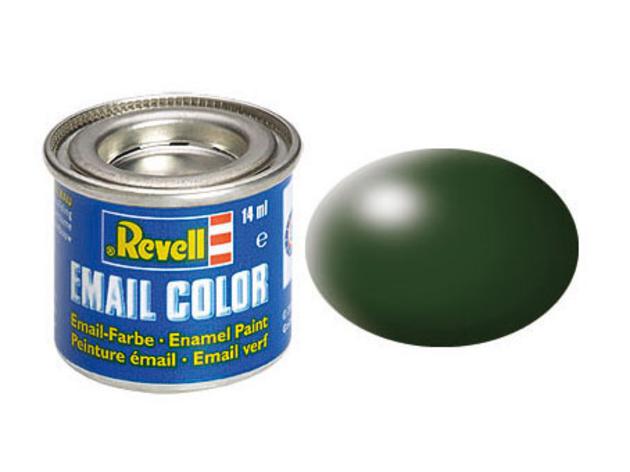 RMX32363 14 ml Enamel Paint, Dark Green Silk - Pack of 6