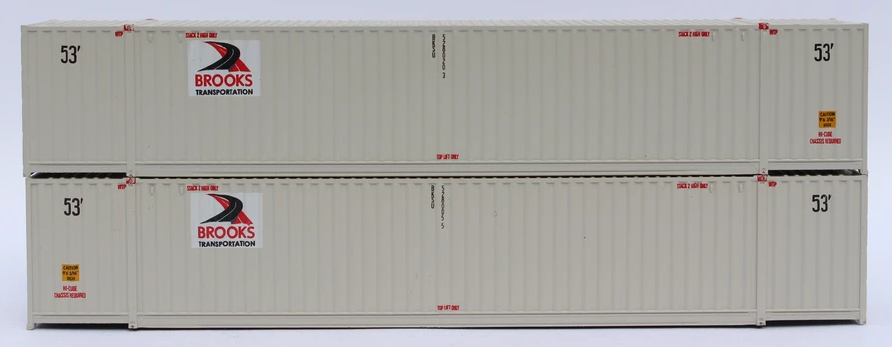 JTC535091 53 ft. VS Brooks High Cube 6-42-6 Transportation Container - 2 Piece