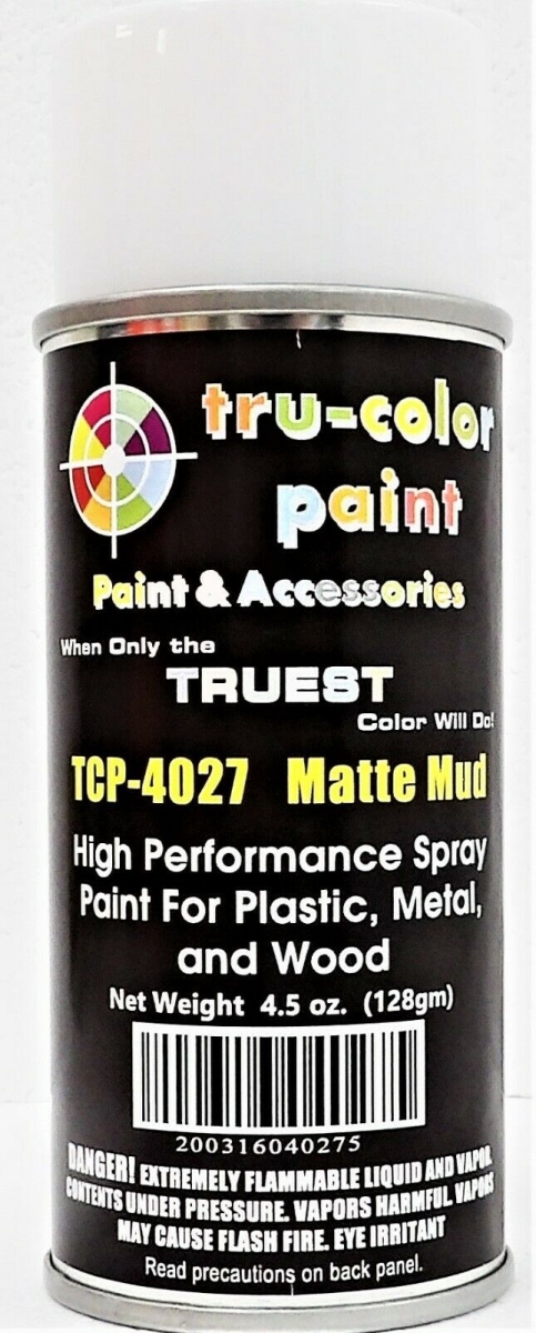 TCP4027 4.5 oz Aerosol Spray Paint, Matte Mud