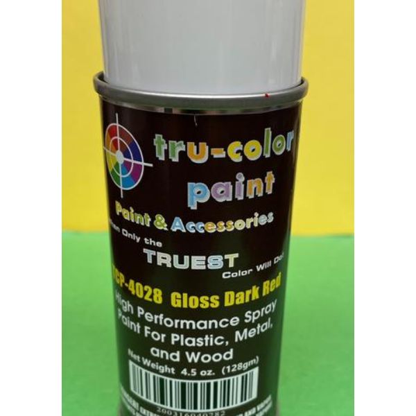TCP4028 4.5 oz Spray Can Paint, Gloss Dark Red
