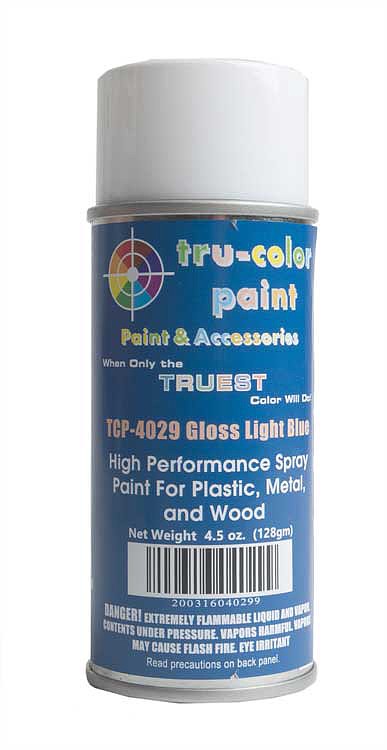 TCP4029 4.5 oz Spray Can Paint, Gloss Light Blue