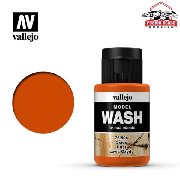 VLJ76506 35 ml Wash Model Air Acrylic Paint, Rust