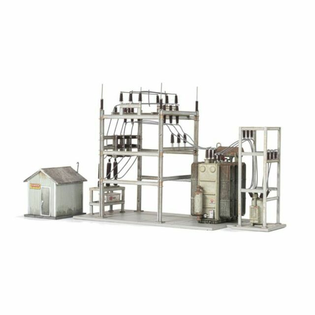 WOO2253 N Scale Utility System Substation Railroad