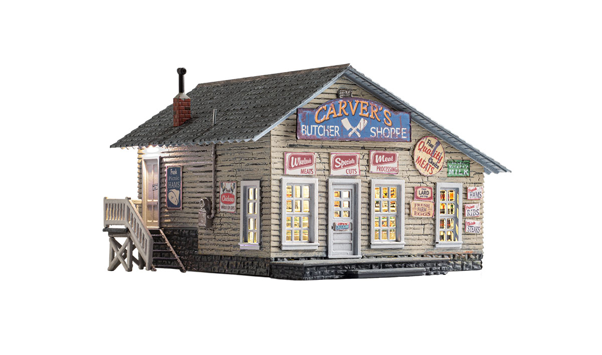 Picture of Woodland Scenics WOO5068 HO Scale Carvers Butcher Shoppe
