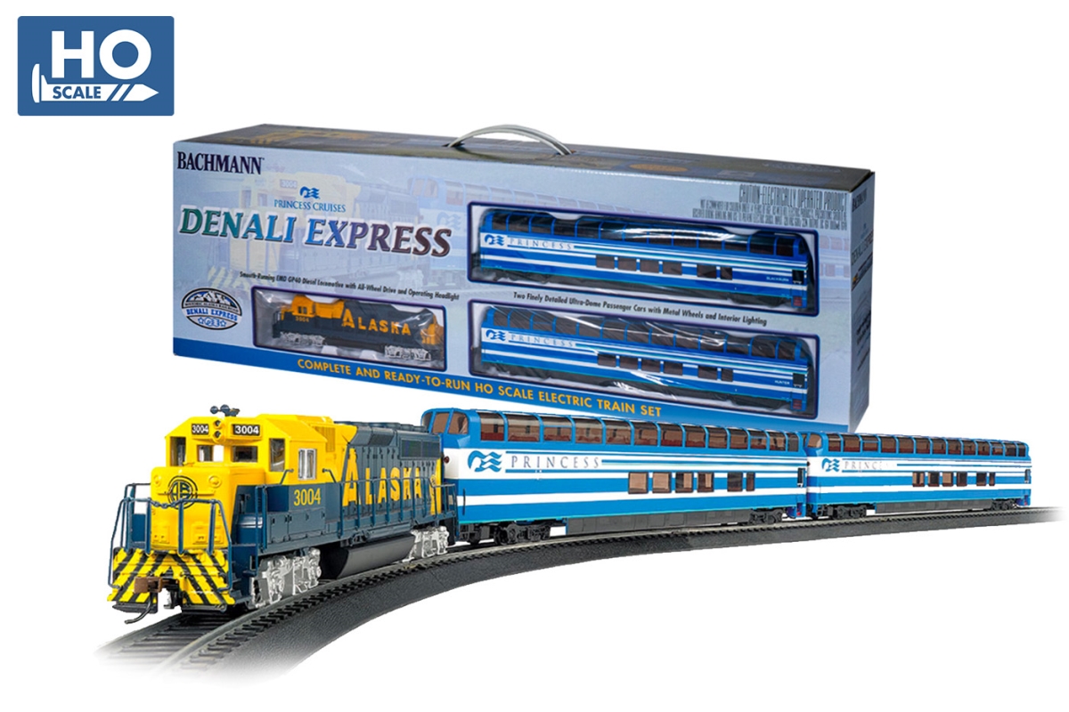 Picture of Bachmann BAC00765 HO Scale Denali Express Diesel Passenger Starter Train Set