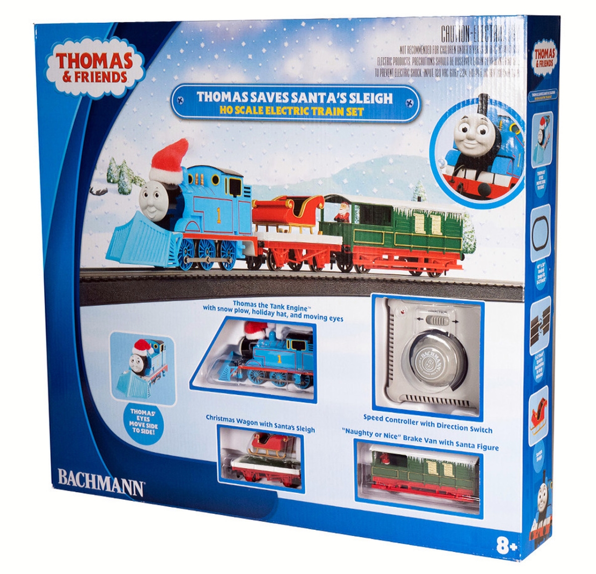 BAC00773 HO Scale Thomas Saves Santas Sleigh Set