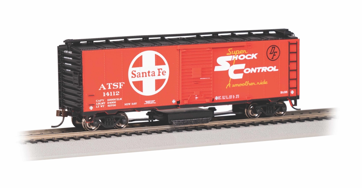 Picture of Bachmann BAC16324 HO Scale No.14112 Track Cleaning Santa FE Box Car