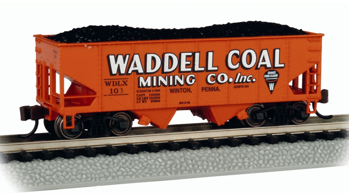 Picture of Bachmann BAC19561 HO Scale No.103 Waddell Coal 2-Bay 55T Hopper
