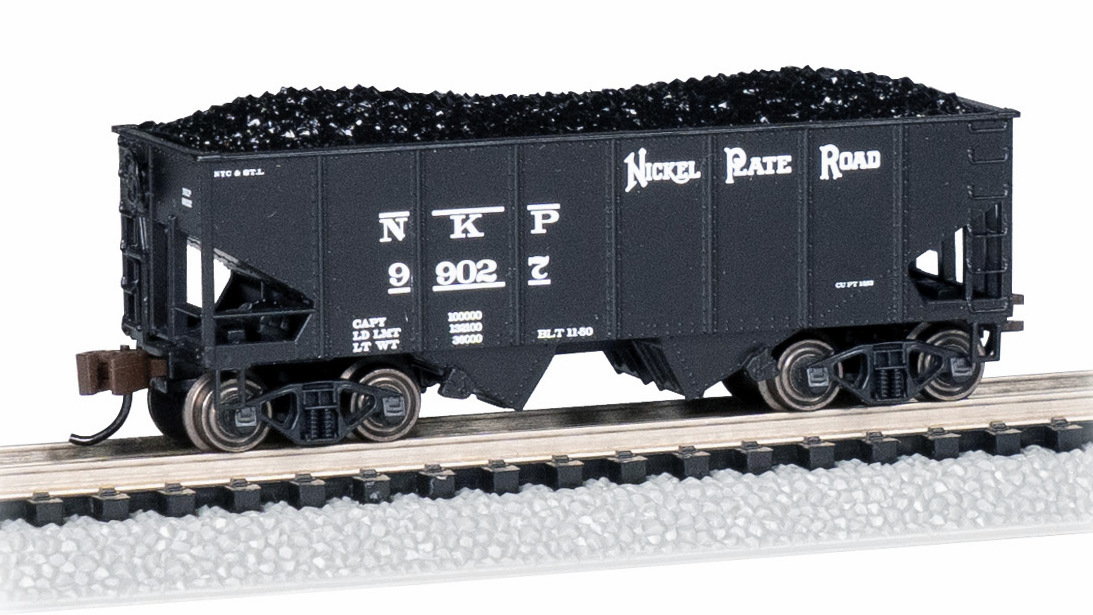 BAC19563 HO Scale NPR 55T No.99027 2 Bay Hopper Model Train