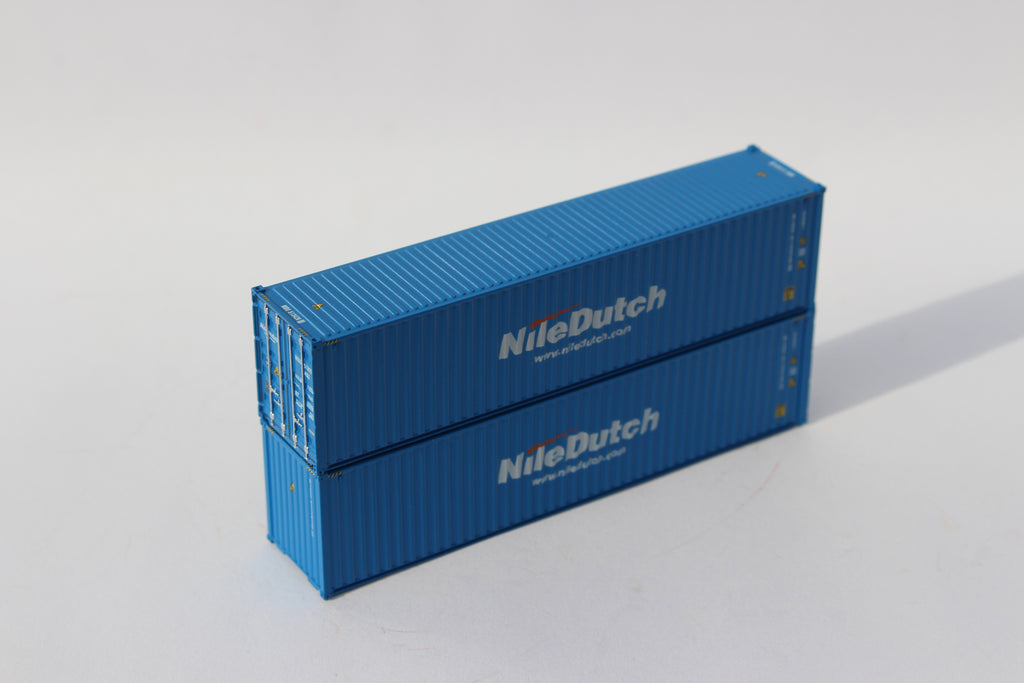 Picture of Jacksonville Terminal JTC405060 N Scale 40 Nile Dutch High Cube Corrugated Containers, Pack of 2