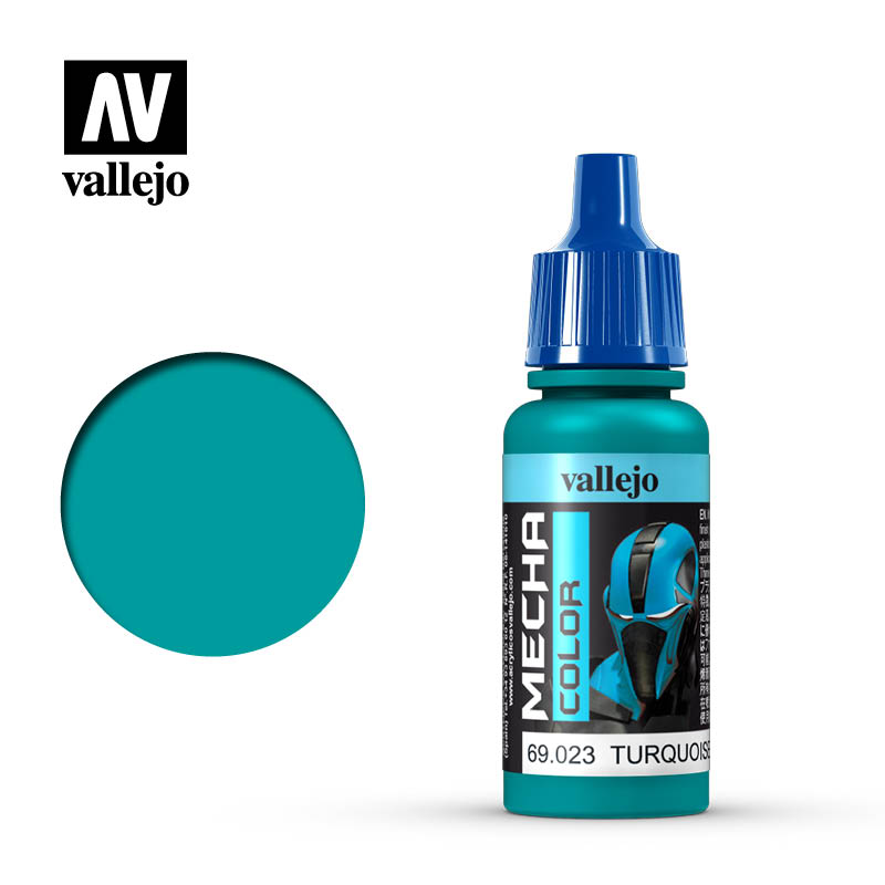 VLJ69023 17 ml Mecha Color Acrylic Paint, Turquoise
