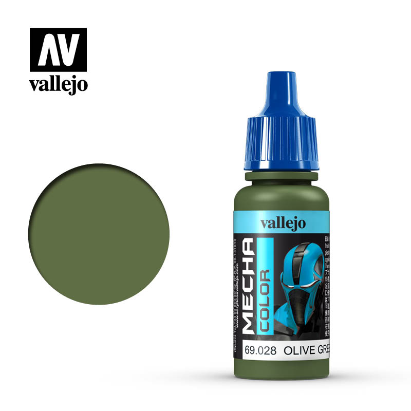 VLJ69028 17 ml Mecha Color Acrylic Paint, Olive Green