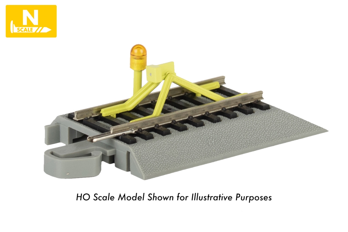 BAC44858 N Scale E-Z Track Flashing LED Bumper
