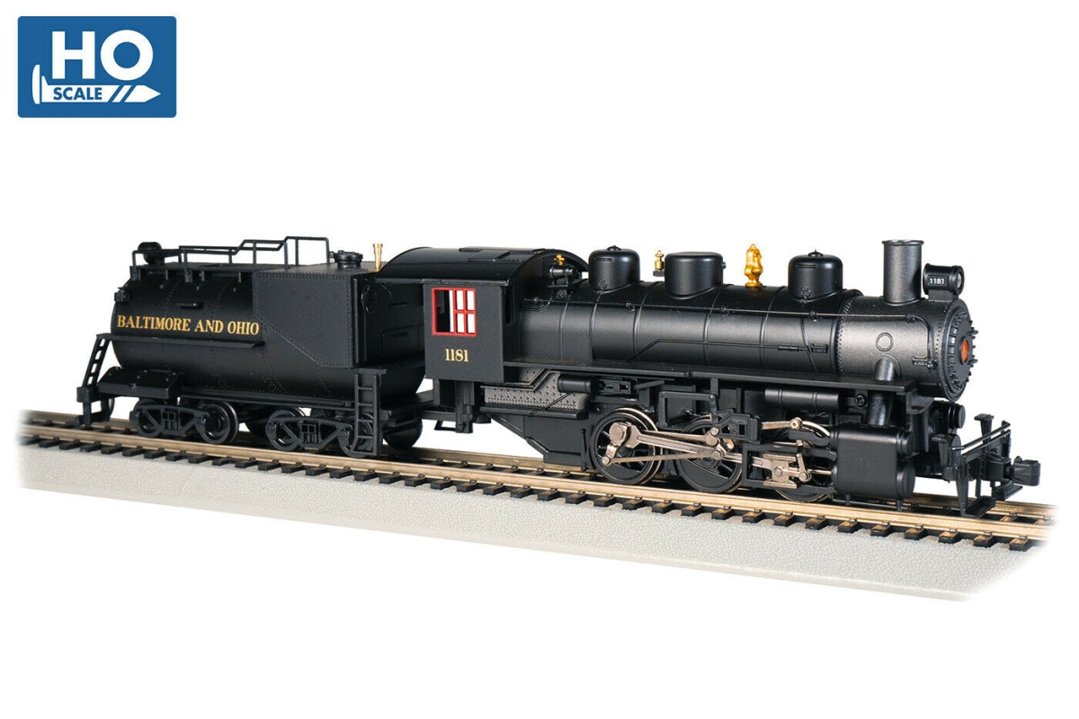 Picture of Bachmann BAC50713 HO Scale No.1181 Baltimore & Ohio USRA 0-6-0 Steam Locomotive