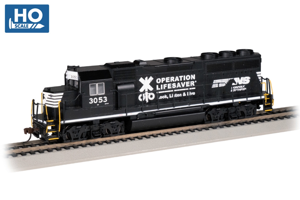HO Scale Norfolk Southern EMD GP40 Diesel Model Trains - No.3053