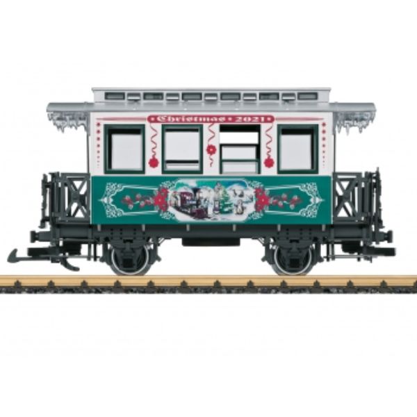 Picture of LGB LGB36021 G Scale Christmas 2021 Passenger Car