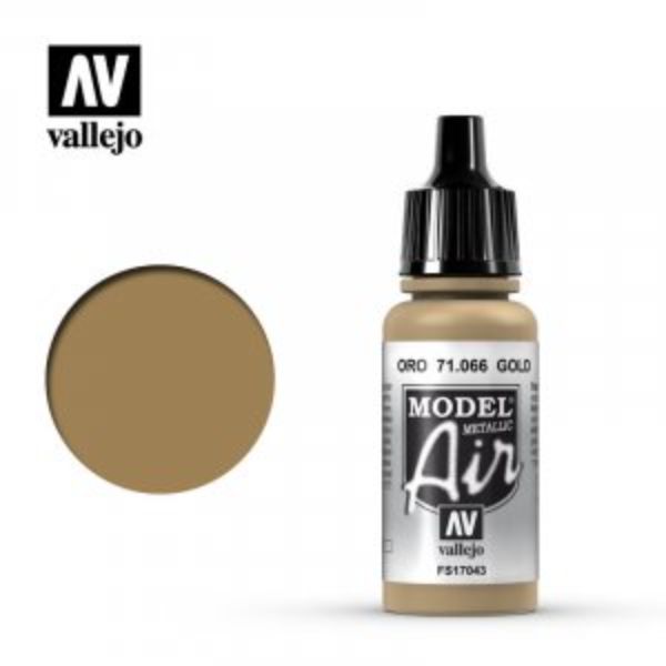 VLJ71066 17 ml Model Air Acrylic Paint, Gold