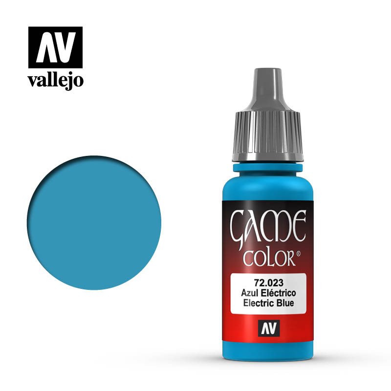 VLJ72023 17 ml Game Color Acrylic Paint, Electric Blue